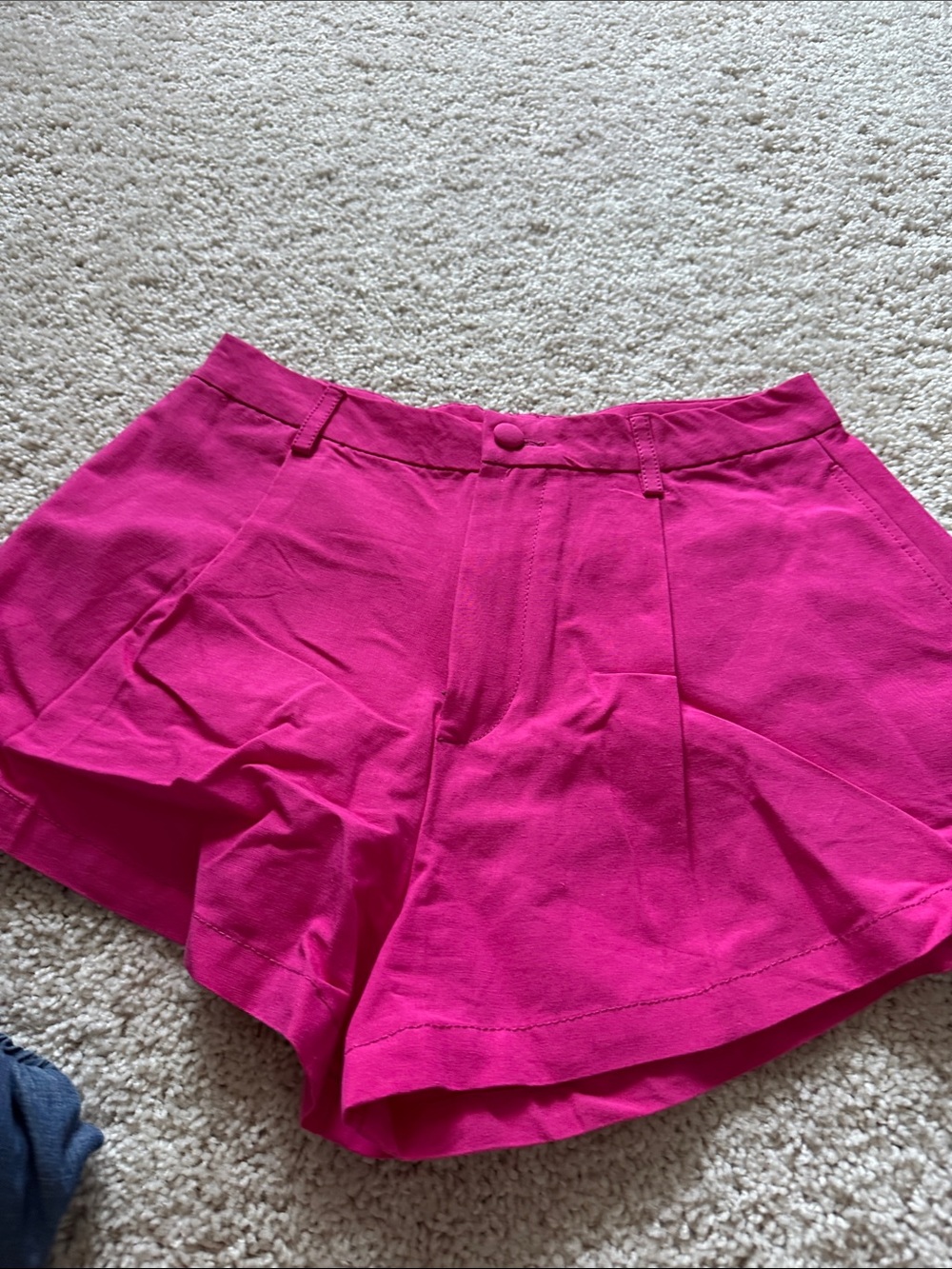 Forever 21 Bright Fuchsia High-Waist Shorts